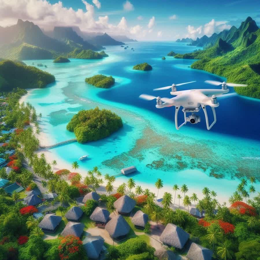 Drones civils dans le Pacifique